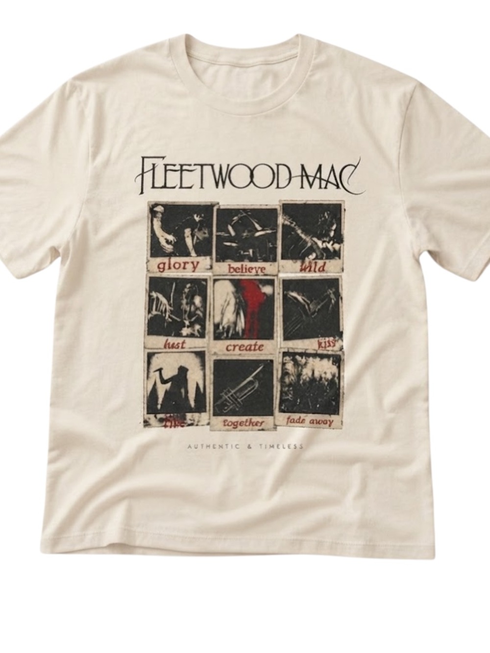 Fleetwood Mac Gildan T-Shirt Graphic Tee Authentic Style